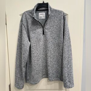 Sonoma Men’s XL Super Soft Knit 1/4 Zip Sweater Gray